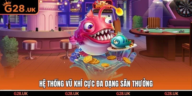 Hệ thống vũ khí cực đa dạng săn thưởng