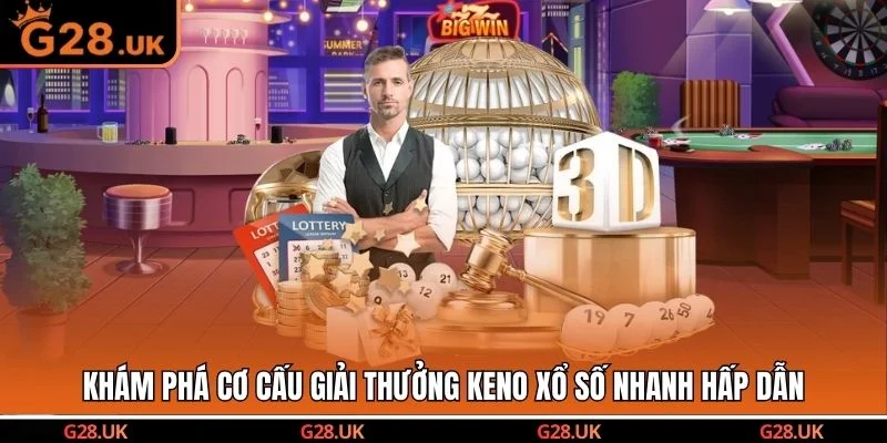 Khám phá cơ cấu giải thưởng Keno xổ số nhanh hấp dẫn