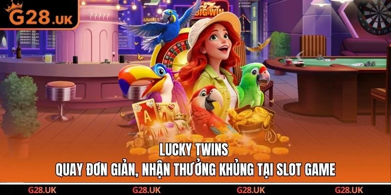 Lucky Twins - Quay đơn giản, nhận thưởng khủng tại Slot Game