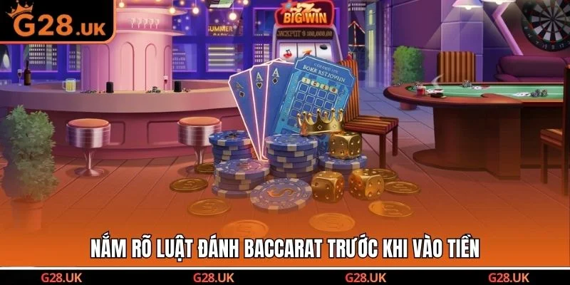 Nắm rõ luật đánh Baccarat trước khi vào tiền